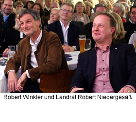 CSU-Bundestagsabgeordneter Dr. Andreas Lenz und 1. Brgermeister Georg Reitsberger